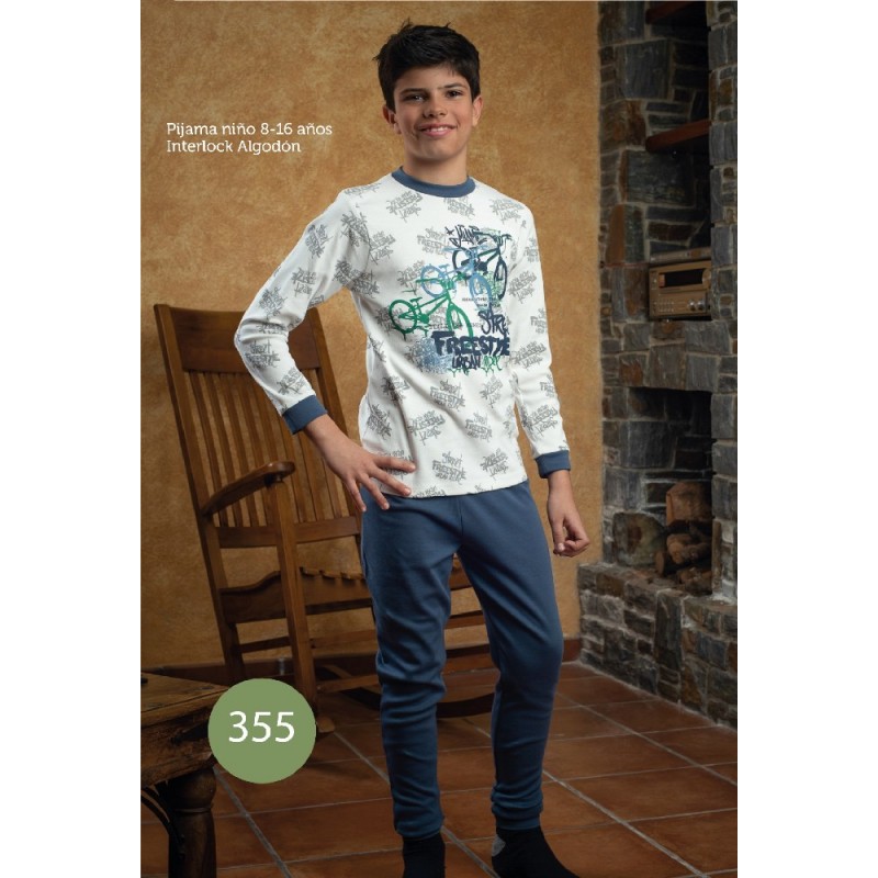 KN-355/IV20 KNT PIJAMA NIÑO ALGODON KN-355/IV20 KNT PIJAMA NIÑO ALGODON