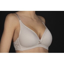 ADRIANA-B SELENE SUJETADOR RELLENO SIN AROS CONTORNO BLONDA "331"