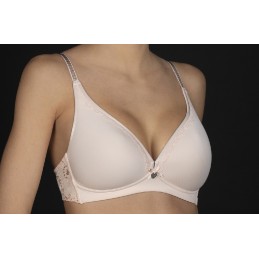 ADRIANA-B SELENE SUJETADOR RELLENO SIN AROS CONTORNO BLONDA "331"