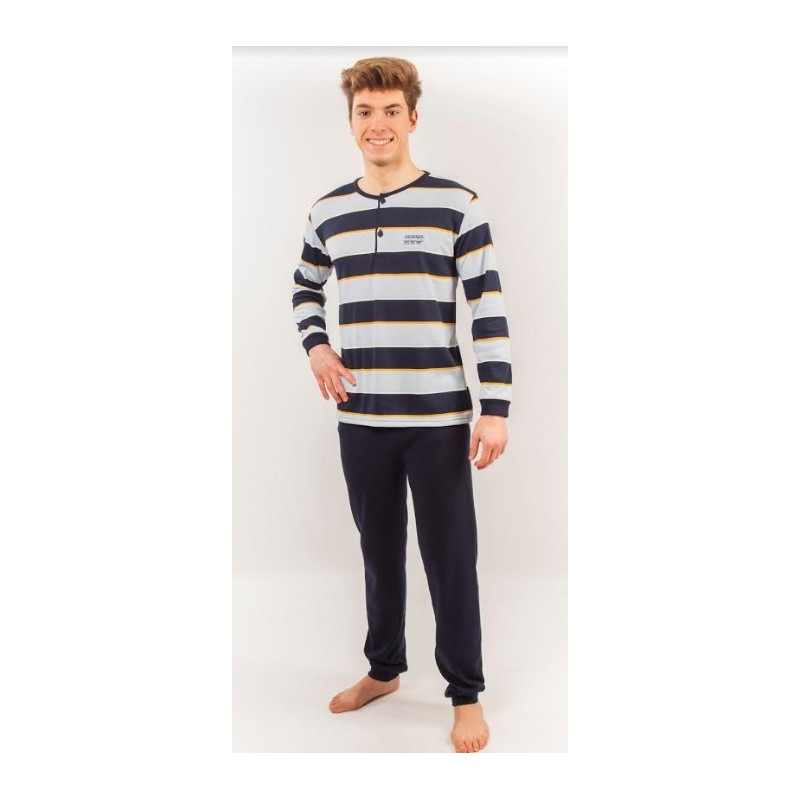 2524 RUIPEREZ PIJAMA HOMBRE C/TAPETA ALG FINO COMBI RAYAS BORD NEW YORK CITY 2524 RUIPEREZ PIJAMA HOMBRE C/TAPETA ALG FINO COMBI RAYAS BORD NEW YORK CITY
