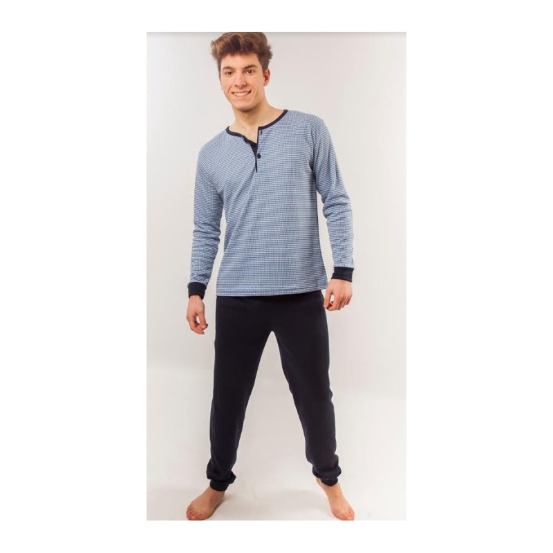 2502 RUIPEREZ PIJAMA HOMBRE C/TAPETA PATA DE GALLO 2502 RUIPEREZ PIJAMA HOMBRE C/TAPETA PATA DE GALLO