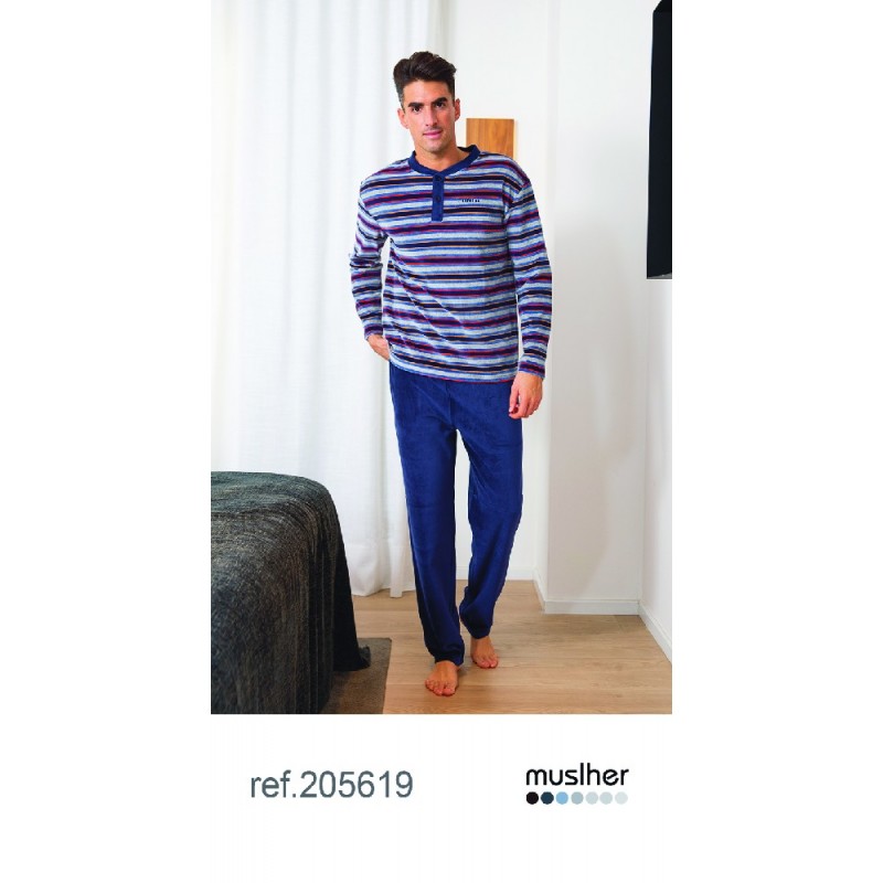 205619 MUSLHER PIJAMA HOMBRE TUNDOSADO 205619 MUSLHER PIJAMA HOMBRE TUNDOSADO