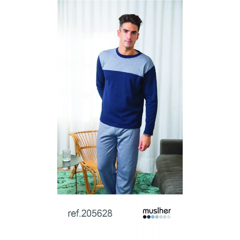205628 MUSLHER PIJAMA HOMBRE ALGODON 205628 MUSLHER PIJAMA HOMBRE ALGODON