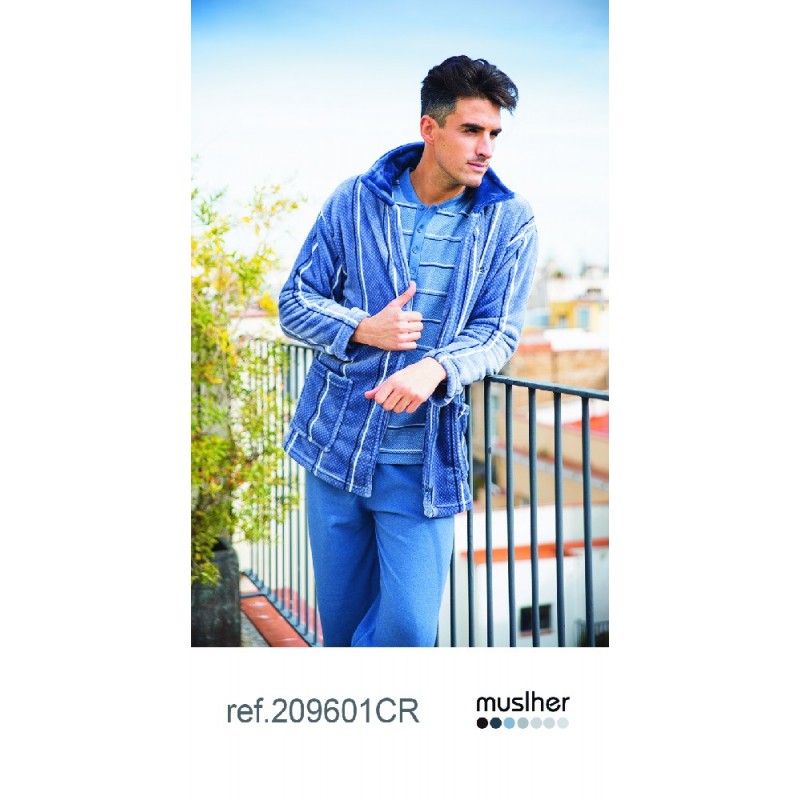 209601CR MUSLHER BATA HOMBRE CORTA 209601CR MUSLHER BATA HOMBRE CORTA