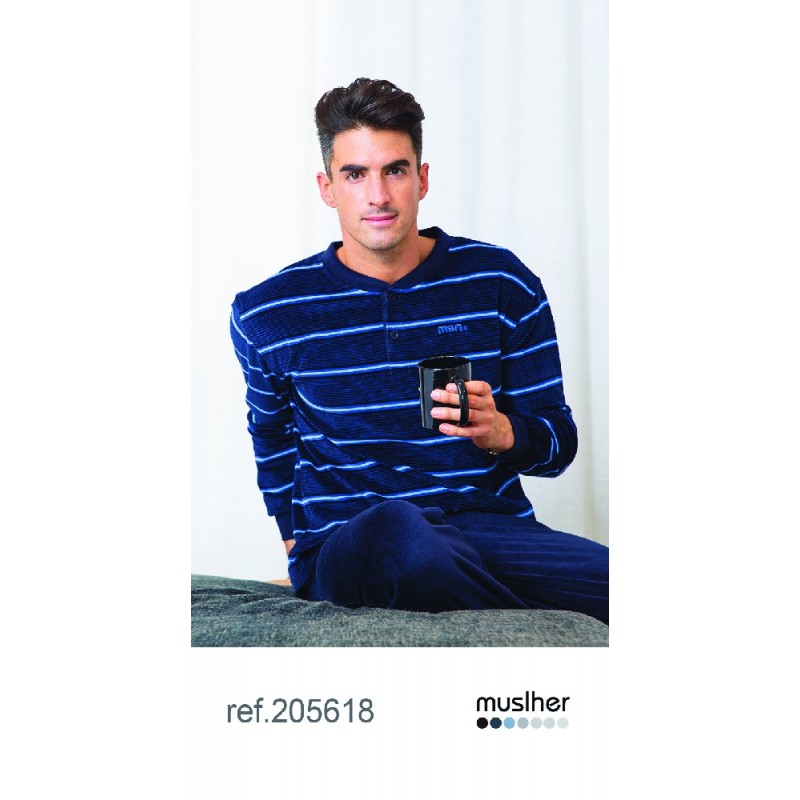 205618 MUSLHER PIJAMA HOMBRE TUNDOSADO 205618 MUSLHER PIJAMA HOMBRE TUNDOSADO