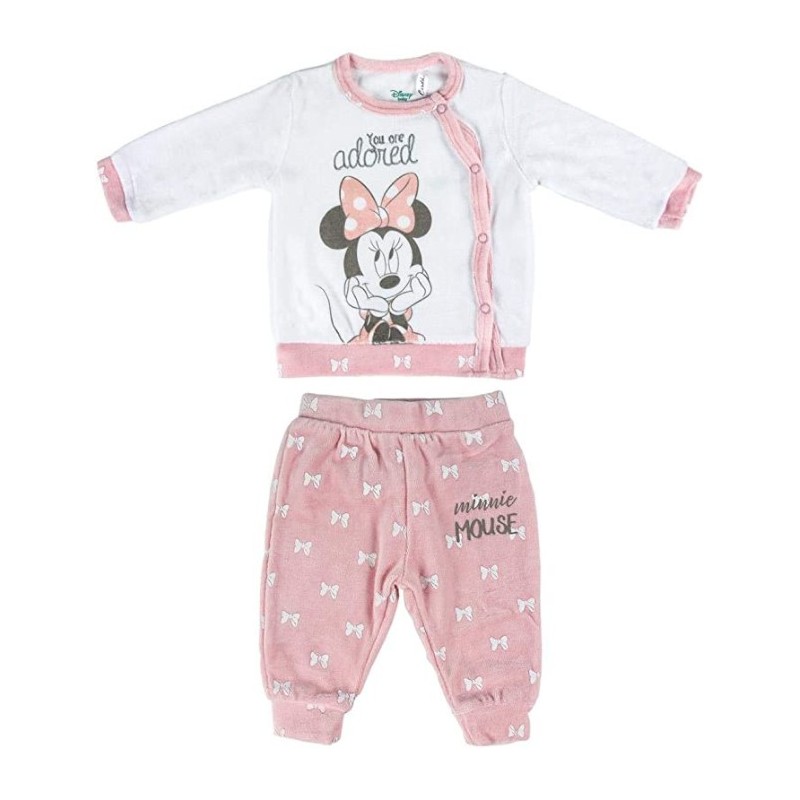 4628 DISNEY PIJAMA BEBE 2 PZAS TUND MINNIE "You are Adored" 4628 DISNEY PIJAMA BEBE 2 PZAS TUND MINNIE "You are Adored"