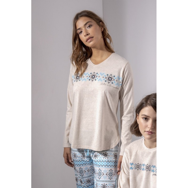 54546 ADMAS PIJAMA MUJER CENEFA "Winter on the mountain" 54546 ADMAS PIJAMA MUJER CENEFA "Winter on the mountain"