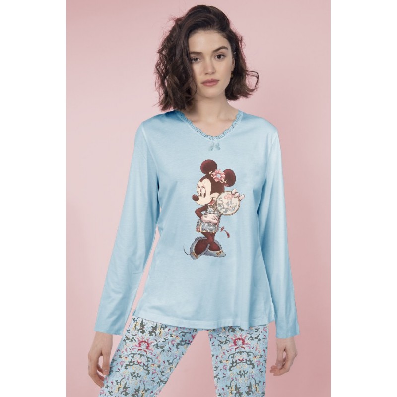 54367 DISNEY PIJAMA MUJER CTA C/PUNTILLA ESTDA 54367 DISNEY PIJAMA MUJER CTA C/PUNTILLA ESTDA