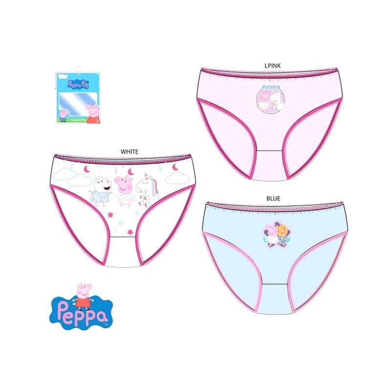 TH3042 PEPPA PIG PACK-3 BRAGUITAS NIÑA TH3042 PEPPA PIG PACK-3 BRAGUITAS NIÑA