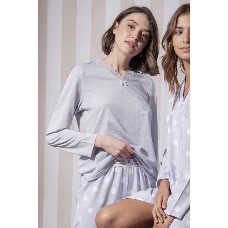 54574 ADMAS PIJAMA MUJER VISC PANT/LUNARES 54574 ADMAS PIJAMA MUJER VISC PANT/LUNARES