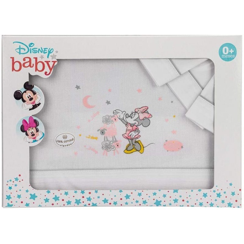 MN003 DISNEY JUEGO SABANA CUNA 3 PZAS MINNIE Foto 11841 MN003 DISNEY JUEGO SABANA CUNA 3 PZAS MINNIE Foto 11841