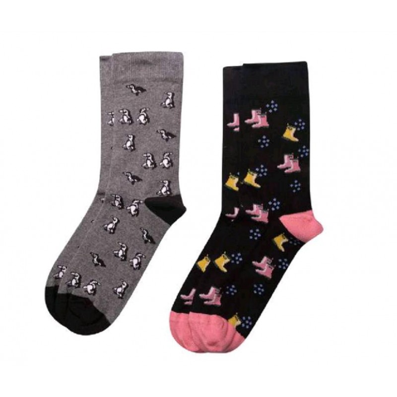 029025 SOXLAND PACK-2 CALCETIN SRA FANT PINGÜINOS INVIERNO 029025 SOXLAND PACK-2 CALCETIN SRA FANT PINGÜINOS INVIERNO