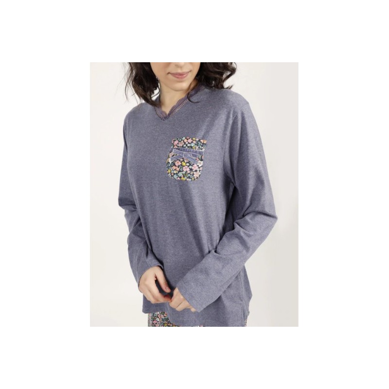 54557 ADMAS PIJAMA MUJER CTA LISA PANT/FLORES LIBERTY 54557 ADMAS PIJAMA MUJER CTA LISA PANT/FLORES LIBERTY