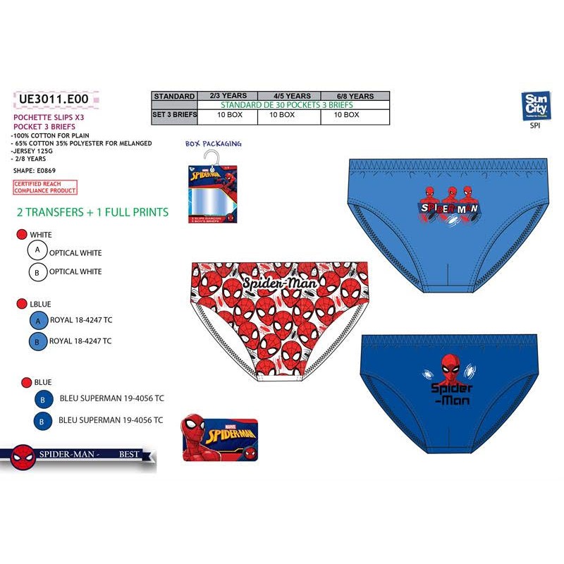 TH3011.E00 MICKEY PACK-3 SLIP NIÑO ALGODON Foto 12817 TH3011.E00 MICKEY PACK-3 SLIP NIÑO ALGODON Foto 12817