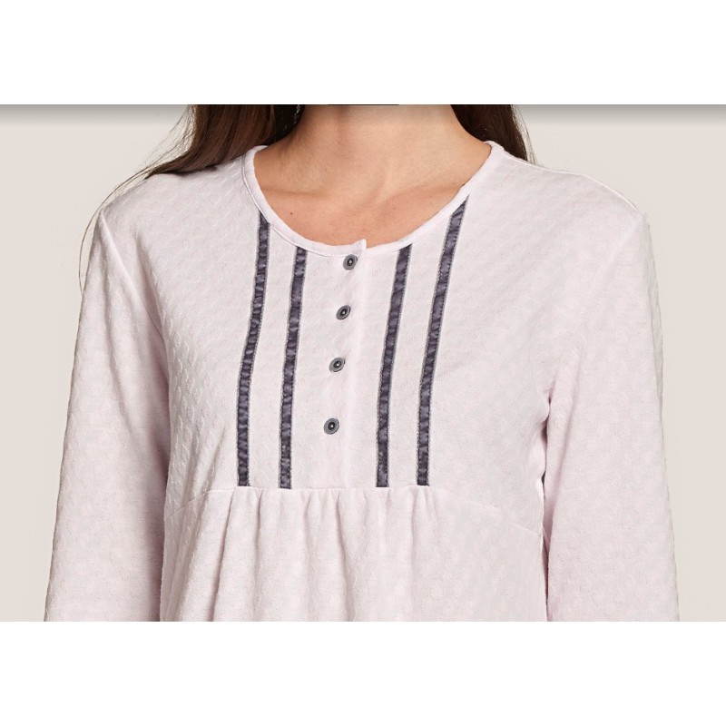 20I-0522-31 BELTY M-XL CAMISON MUJER MANGA LARGA JACQUARD 20I-0522-31 BELTY M-XL CAMISON MUJER MANGA LARGA JACQUARD