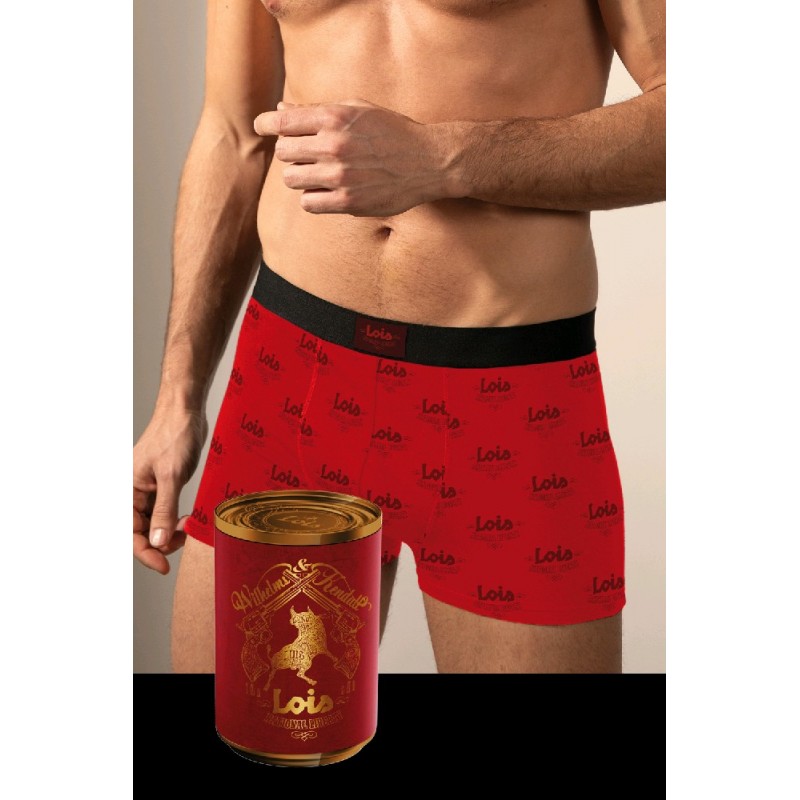 48253 LOIS BOXER HOMBRE ROJO BOTE METALICO 48253 LOIS BOXER HOMBRE ROJO BOTE METALICO