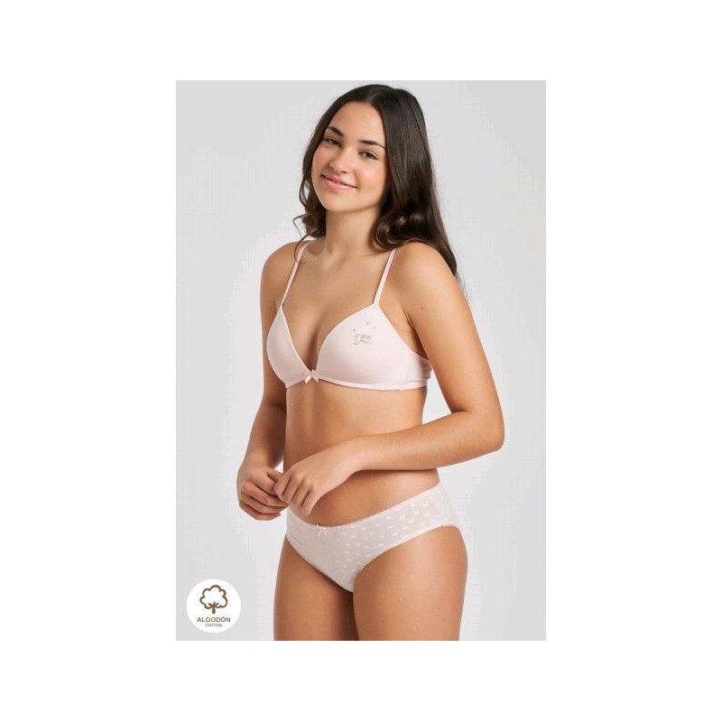 3/260 KEHAT CONJUNTO SUJETADOR TRIANGULO RELLENO CON BRAGUITA 3/260 KEHAT CONJUNTO SUJETADOR TRIANGULO RELLENO CON BRAGUITA
