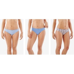 PB1011 PROMISE PACK-3 BRAGA BIKINI ALGODON ESTAMPADO "PC1011"