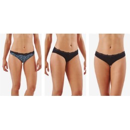 PB1011 PROMISE PACK-3 BRAGA BIKINI ALGODON ESTAMPADO "PC1011"