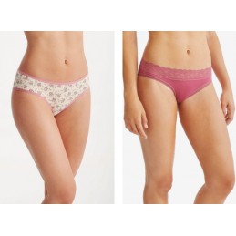 PB7092 PROMISE PACK-2 BRAGA BIKINI MODAL LISA ESTAMPADA "PC7092"