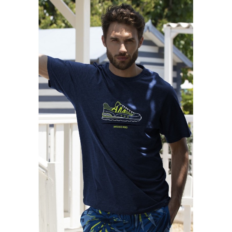 MARIN 19617 ANTONIO MIRO CAMISETA HOMBRE M/CORTA LEAVES MARIN 19617 ANTONIO MIRO CAMISETA HOMBRE M/CORTA LEAVES