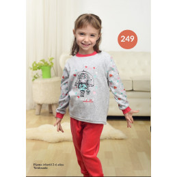 KN-249IV21 KNT PIJAMA INFANTIL TERCIOPELO THE GIRL´S