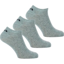 400 GREY F9100 FILA PACK-3 CALCETIN UNISEX INVISIBLE