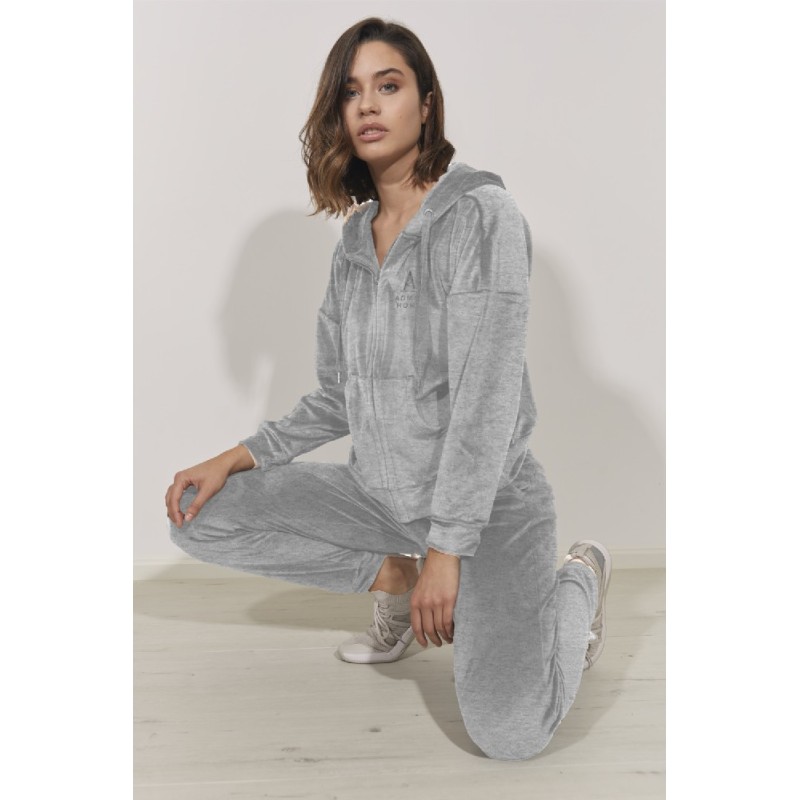 GRIS JASPE 55860 ADMAS CONJUNTO HOMEWEAR TERCIOPELO