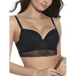 NEGRO AMAYA-B SELENE SUJETADOR PUSH UP TIPO BRALETTE CON AROS "352"