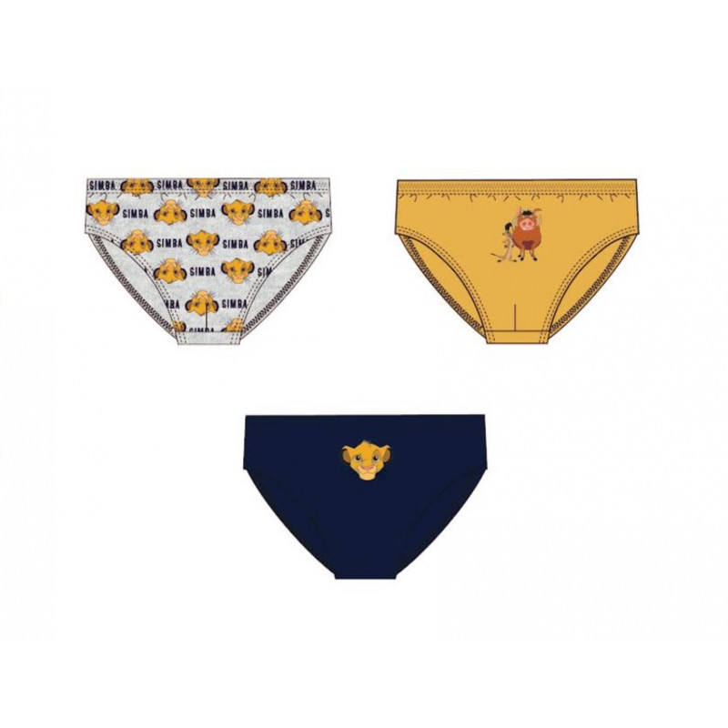 SURT VH8053.E00 DISNEY PACK-3 SLIP NIÑO ALGODON REY LEON SURT VH8053.E00 DISNEY PACK-3 SLIP NIÑO ALGODON REY LEON