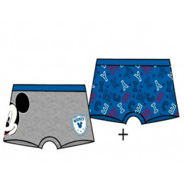 GREY MEL VH8058.E00 DISNEY PACK-2 BOXER NIÑO ALGODON MICKEY