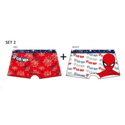 SET2 REDWHITE EV8112 MARVEL PACK-2 BOXER NIÑO SPIDERMAN