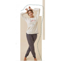 OFF WHITE N14422 PROMISE PIJAMA MUJER "STAY SWEET"