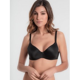 4183 B PLAYTEX 24 HORAS SUJETADOR AROS EXTRAIBLES CON RELLENO Negro Foto