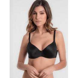 4184 D PLAYTEX 24 HORAS SUJETADOR AROS EXTRAIBLES CON RELLENO Negro Foto
