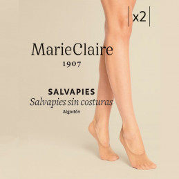 42239 MARIE CLAIRE PACK-2 SALVAPIES ALGODON SIN COSTURAS