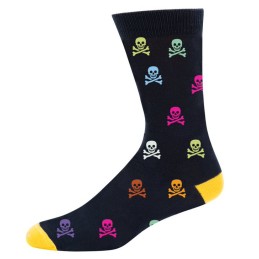 C291 CARLOMAGNO CALCETIN HOMBRE FANTASIA CALAVERAS