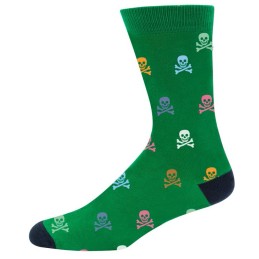 C291 CARLOMAGNO CALCETIN HOMBRE FANTASIA CALAVERAS