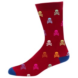 C291 CARLOMAGNO CALCETIN HOMBRE FANTASIA CALAVERAS
