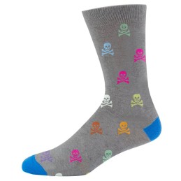 C291 CARLOMAGNO CALCETIN HOMBRE FANTASIA CALAVERAS