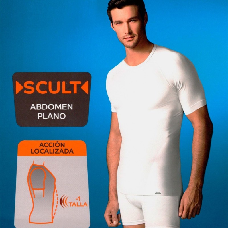 2141 ABANDERADO CAMISETA HOMBRE MANGA CORTA ABDOMEN PLANO "SCULT" Foto 2141 ABANDERADO CAMISETA HOMBRE MANGA CORTA ABDOMEN PLANO "SCULT" Foto