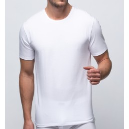 577 ABANDERADO CAMISETA HOMBRE ALGODON LYCRA MANGA CORTA CUELLO REDONDO REAL COTTON Foto 20203