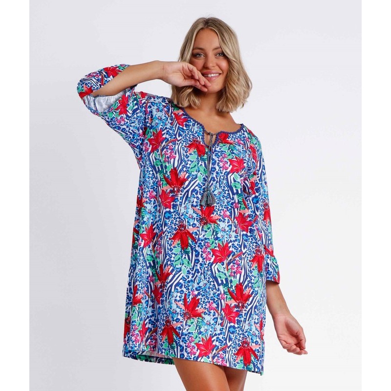 19720 ADMAS CAMISOLA PLAYERA FLORAL