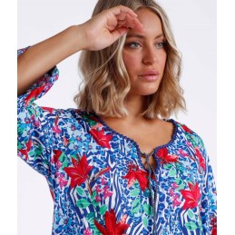 19720 ADMAS CAMISOLA PLAYERA FLORAL