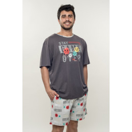 KN-625A/VR23 KINANIT PIJAMA HOMBRE "STAY GAME"