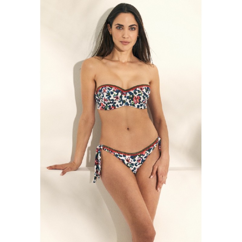 S8550 (S8551+S8552) PROMISE BIKINI BANDEAU FLORAL