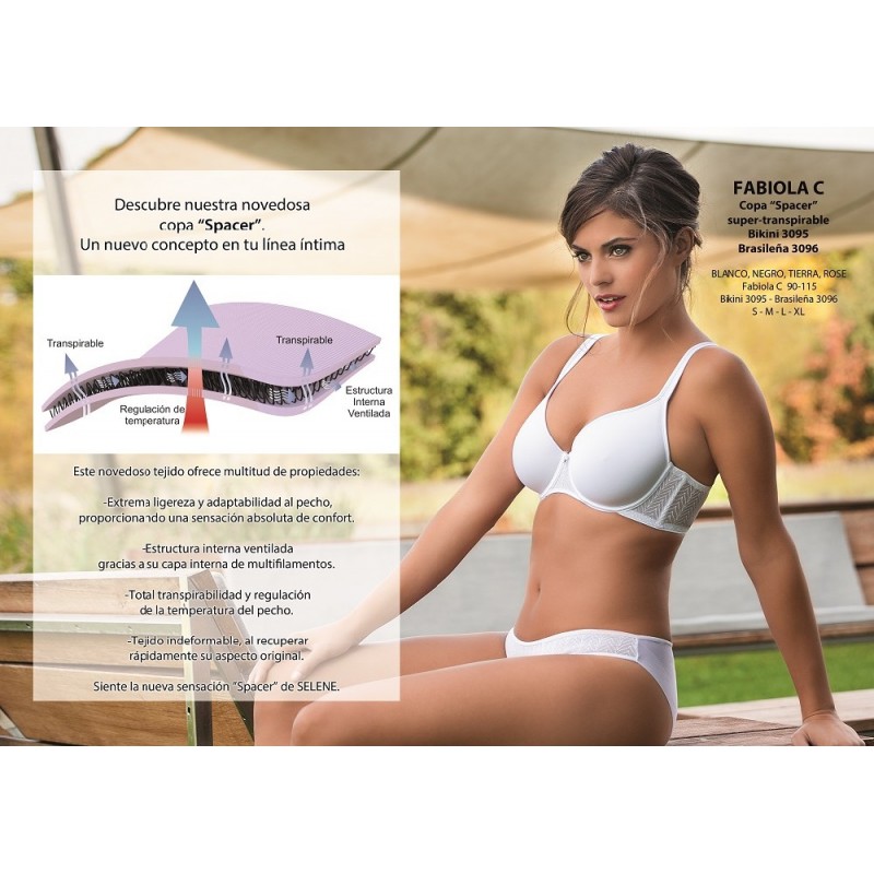 FABIOLA-C SELENE SUJETADOR AROS CON RELLENO COPA SPACER Foto 2175
