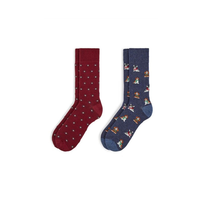 003 GRANATE/JEANS 0212006 SOXLAND PACK-2 CALCETIN HOMBRE CIRCULOS PERROS 003 GRANATE/JEANS 0212006 SOXLAND PACK-2 CALCETIN HOMBRE CIRCULOS PERROS