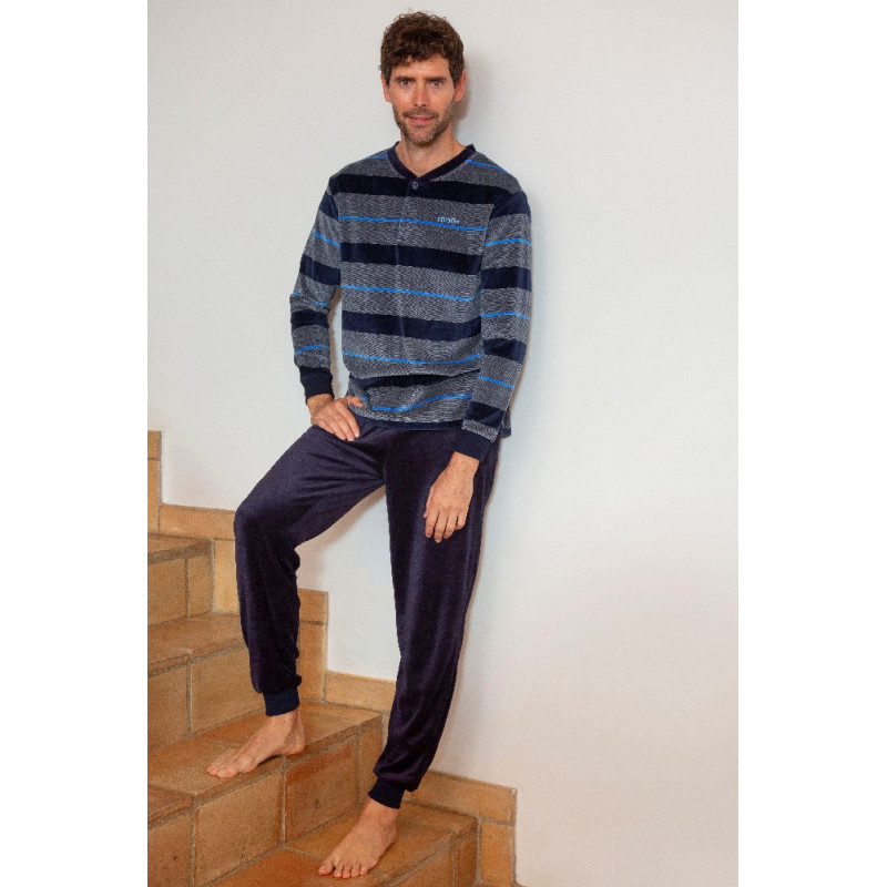 235602 MUSLHER PIJAMA HOMBRE TERCIOPELO RAYAS 235602 MUSLHER PIJAMA HOMBRE TERCIOPELO RAYAS