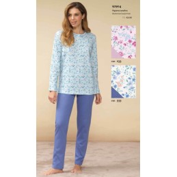 92904 LINCLALOR PIJAMA MUJER TAPETA FLORECITAS